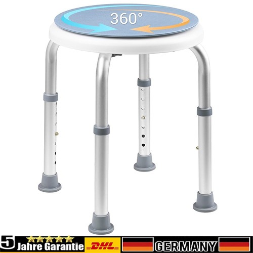 Duschstuhl 360 drehbar - 360°,